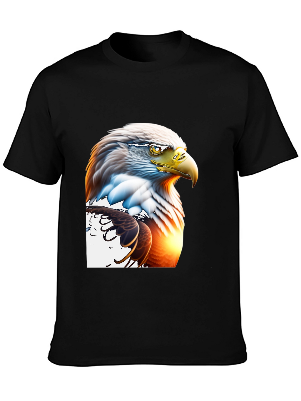 Bald Eagle Graphic Tee - Patriotic Style