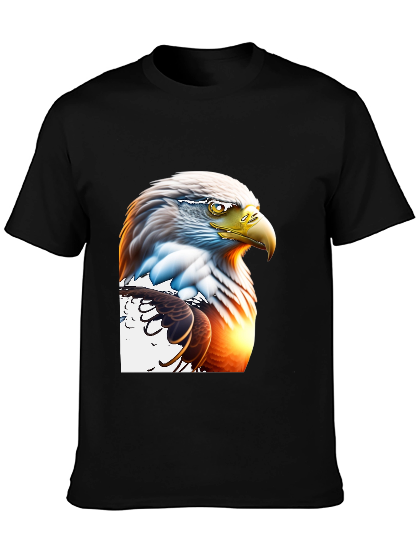 Bald Eagle Graphic Tee - Patriotic Style