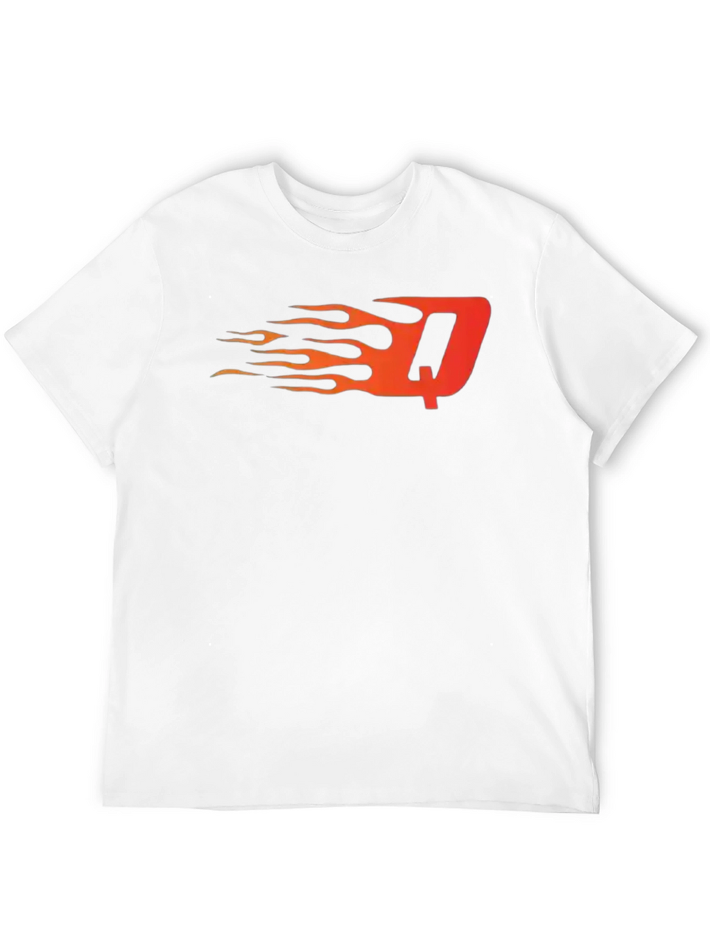 Fiery Initial T-Shirt - Bold & Unique Design