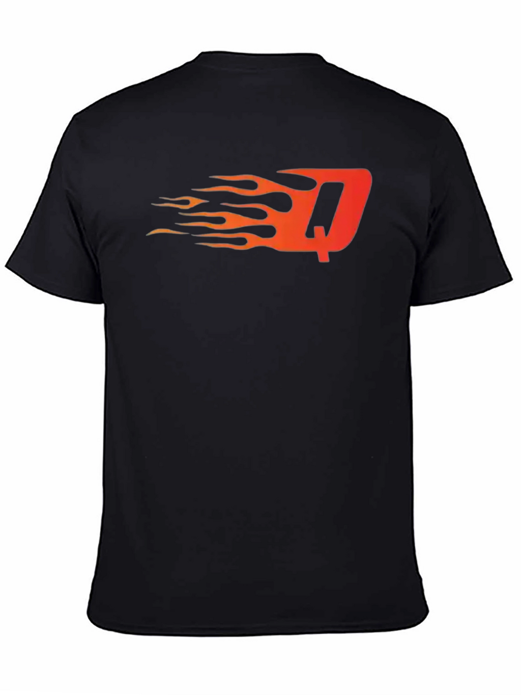 Fiery Initial T-Shirt - Bold & Unique Design
