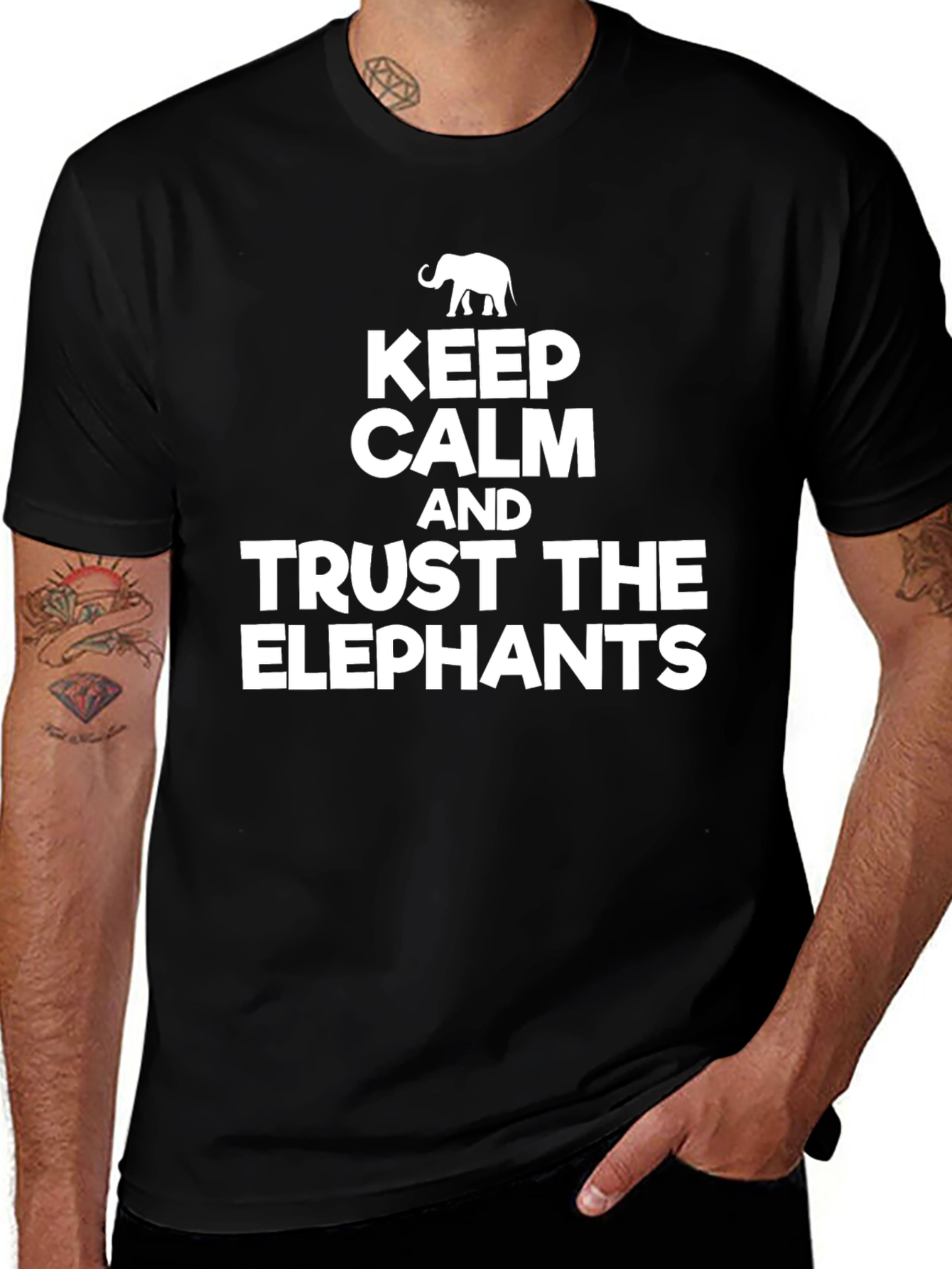Keep Calm and Trust the Elephants T-Shirt