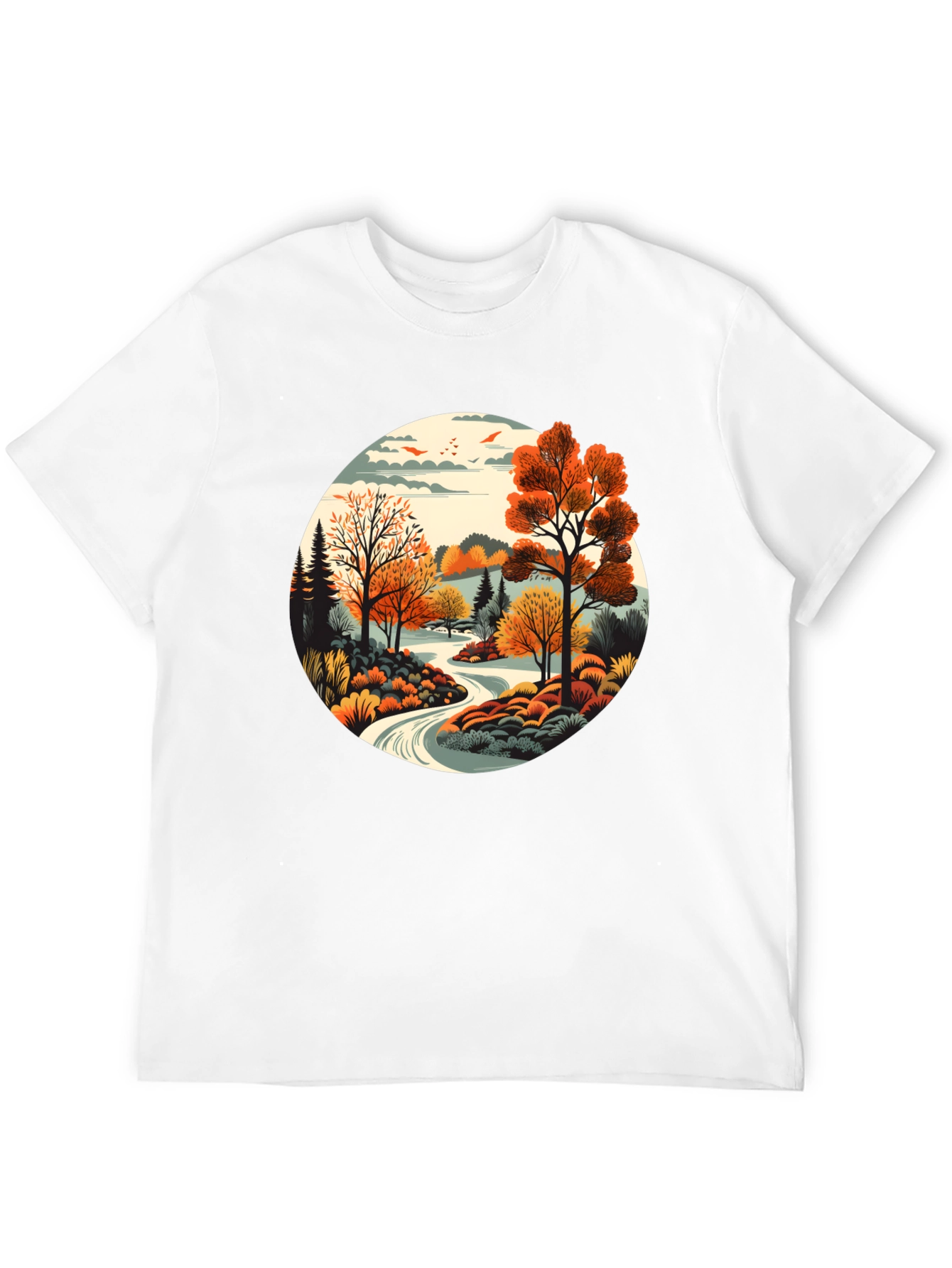 Autumn Landscape Graphic Tee