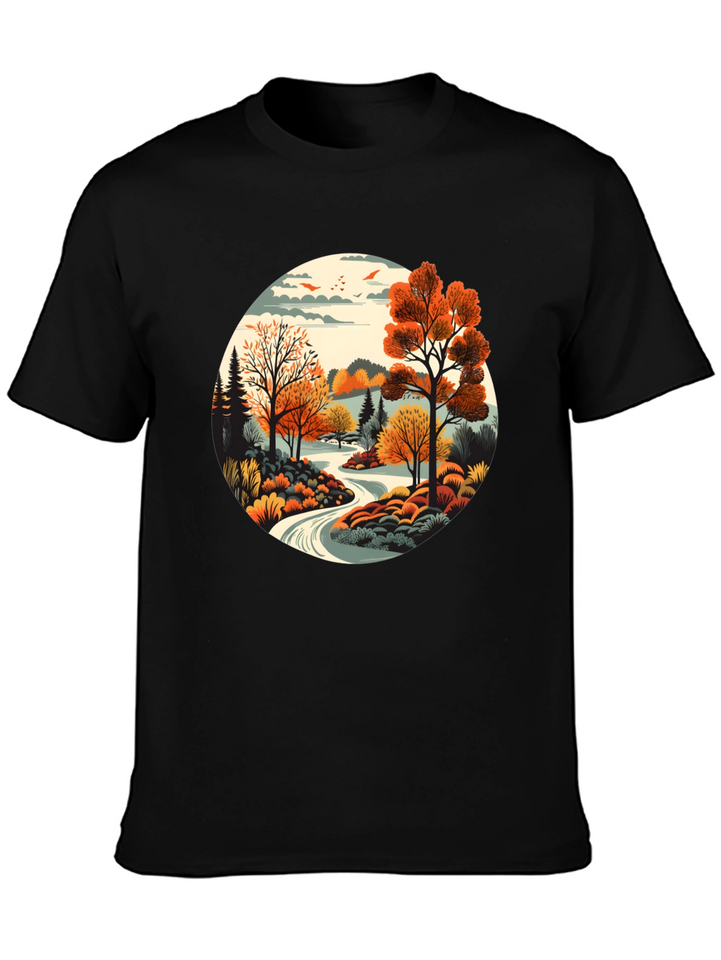Autumn Landscape Graphic Tee