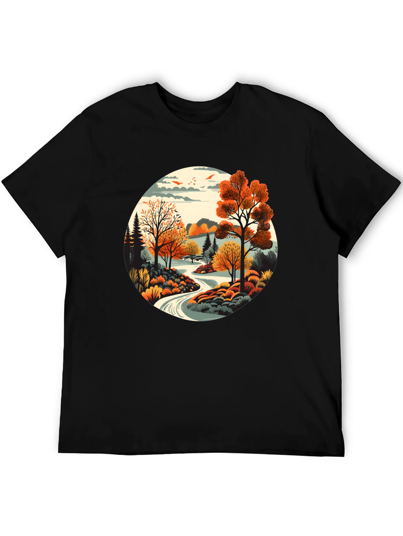 Autumn Landscape Graphic Tee