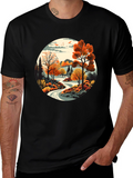 Autumn Landscape Graphic Tee