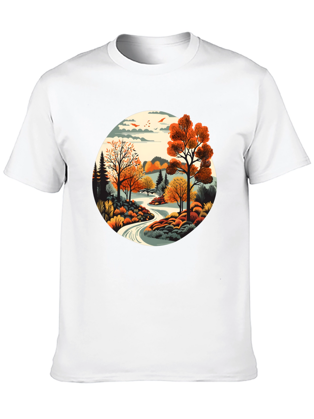 Autumn Landscape Graphic Tee