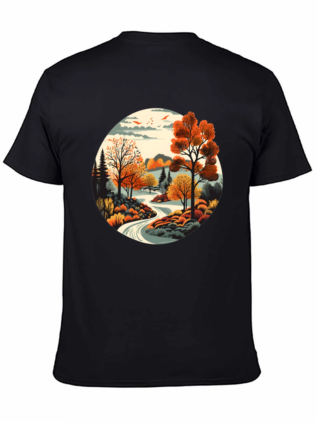 Autumn Landscape Graphic Tee