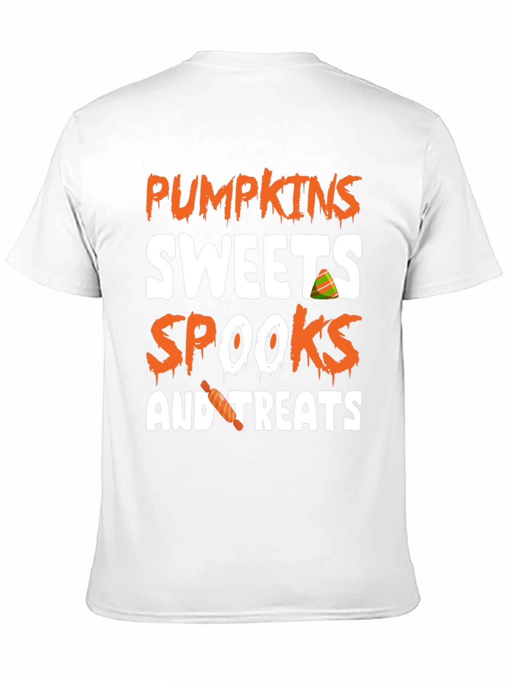 Pumpkins Sweets Spooks & Treats Halloween T-Shirt