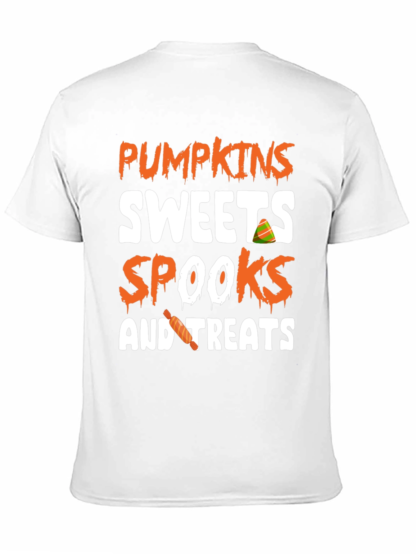 Pumpkins Sweets Spooks & Treats Halloween T-Shirt