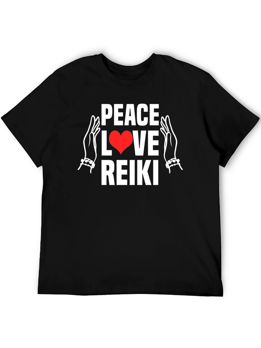 Peace Love Reiki Graphic T-Shirt
