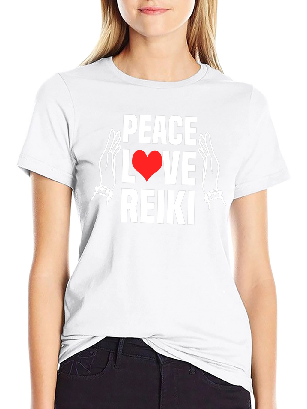 Peace Love Reiki Graphic T-Shirt
