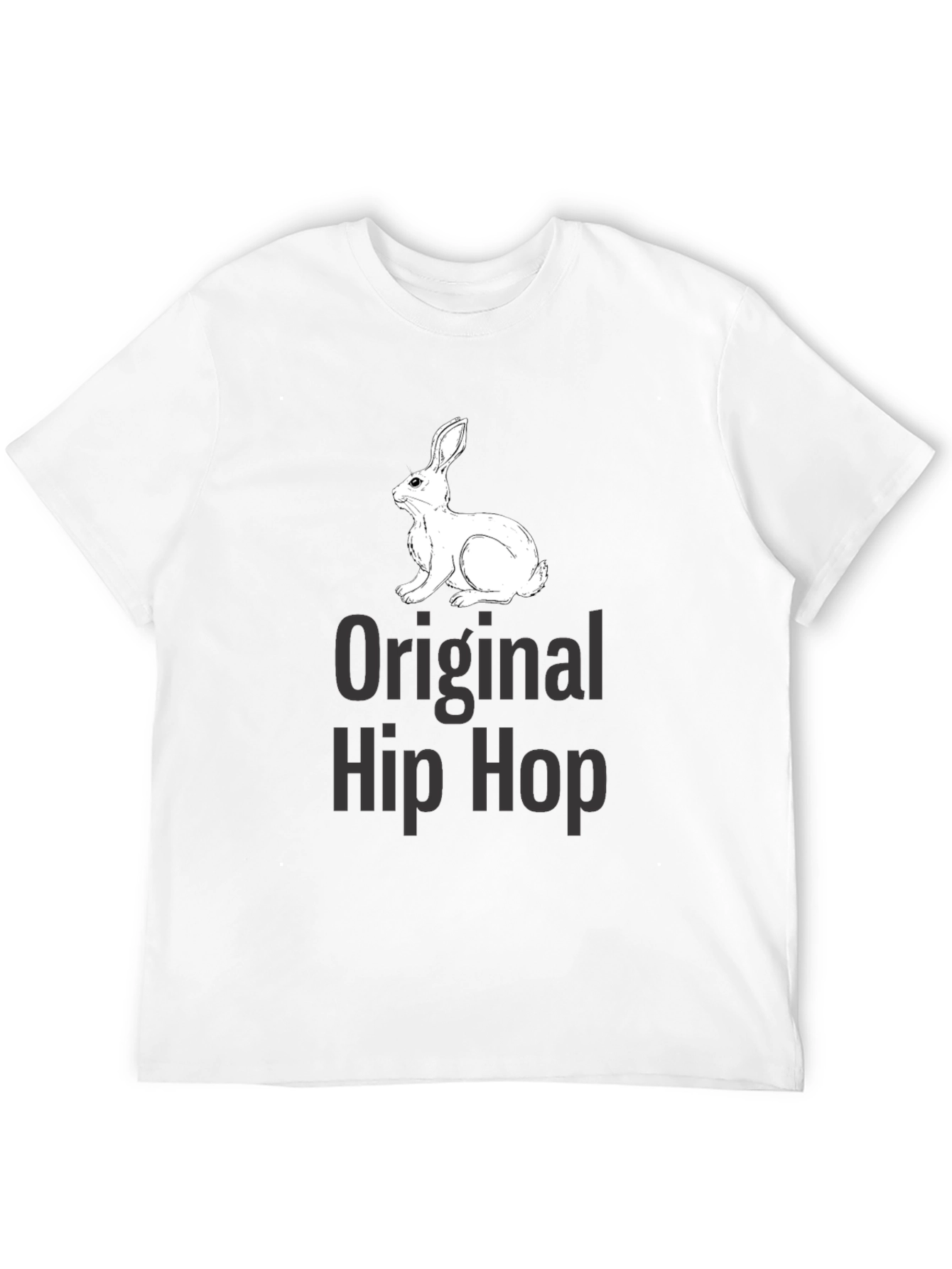 Original Hip Hop Rabbit Graphic T-Shirt
