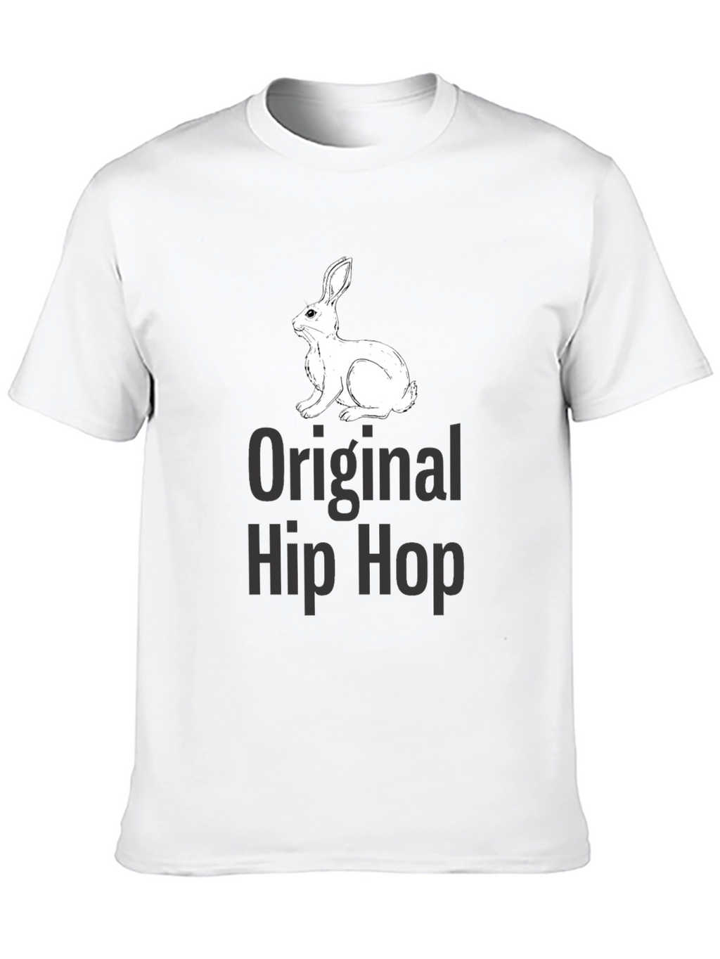 Original Hip Hop Rabbit Graphic T-Shirt