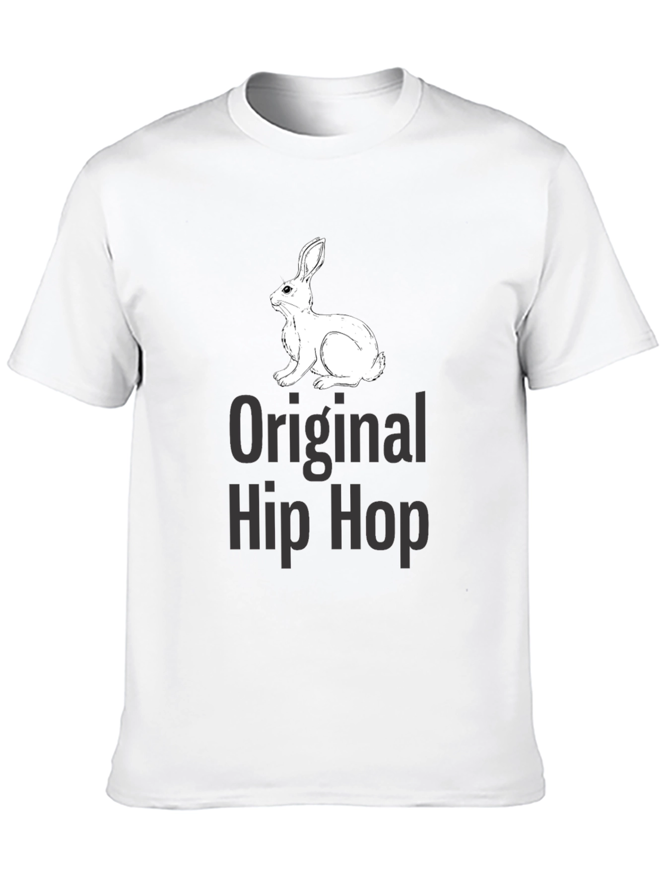 Original Hip Hop Rabbit Graphic T-Shirt