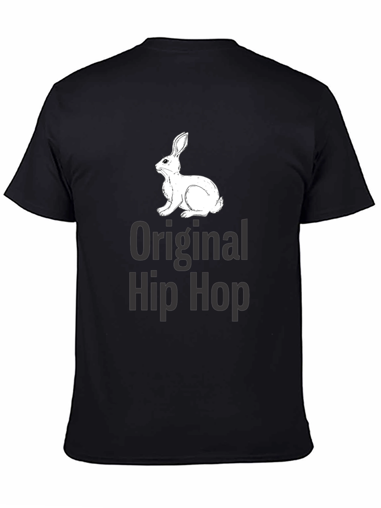 Original Hip Hop Rabbit Graphic T-Shirt