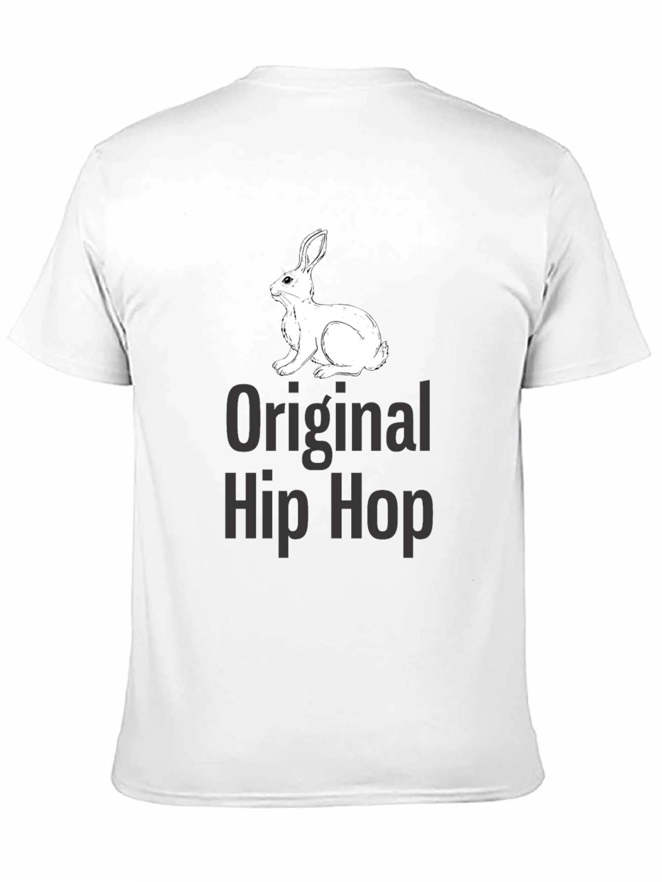 Original Hip Hop Rabbit Graphic T-Shirt
