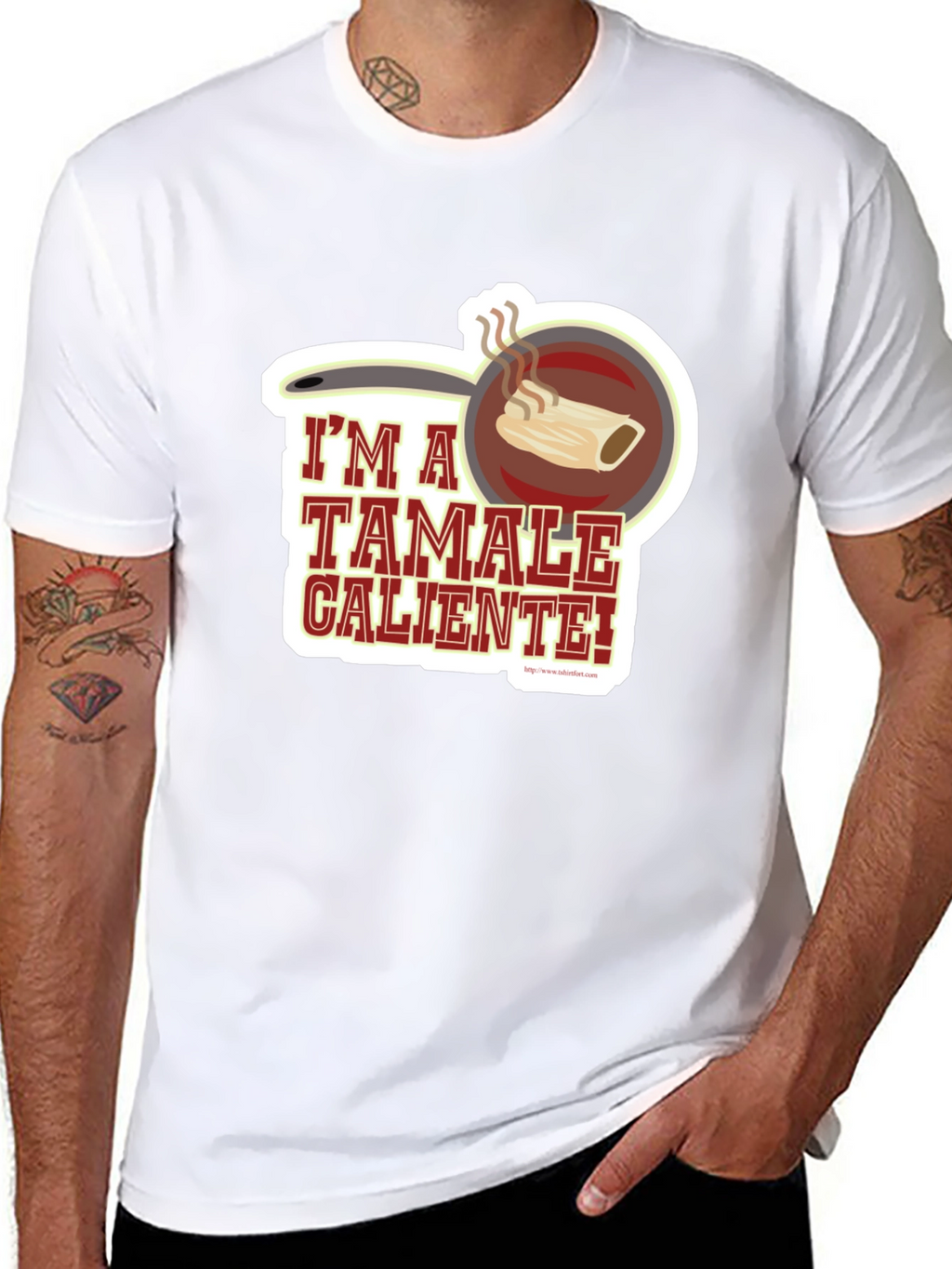 Im a Tamale Caliente! T-Shirt - Funny Foodie Tee