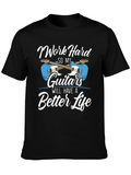 Work Hard Guitars T-Shirt - Musician Tee