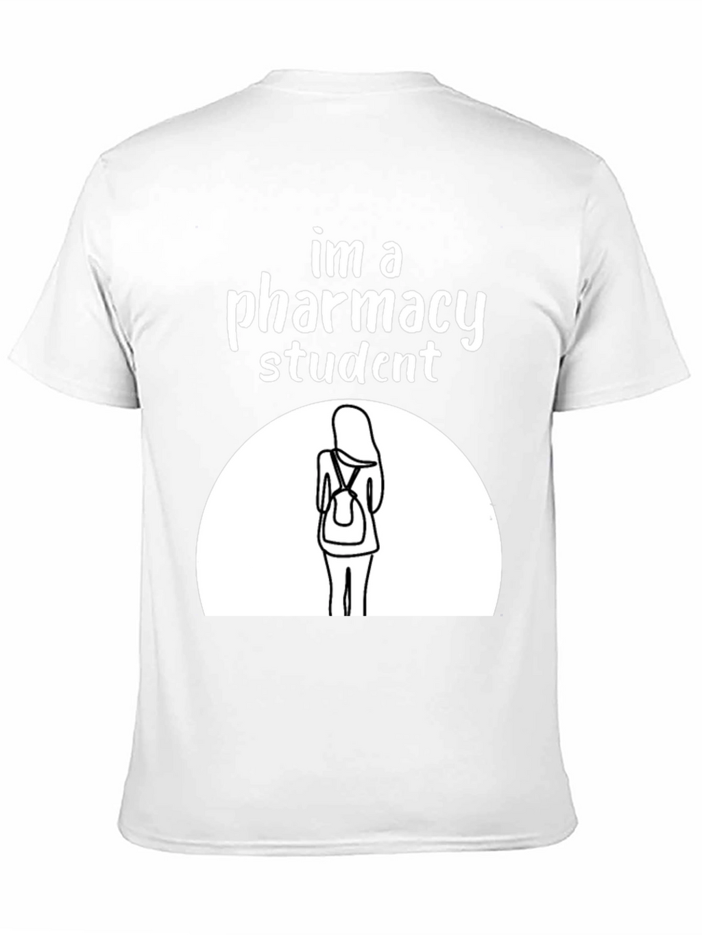 Pharmacy Student Graphic T-Shirt - Black