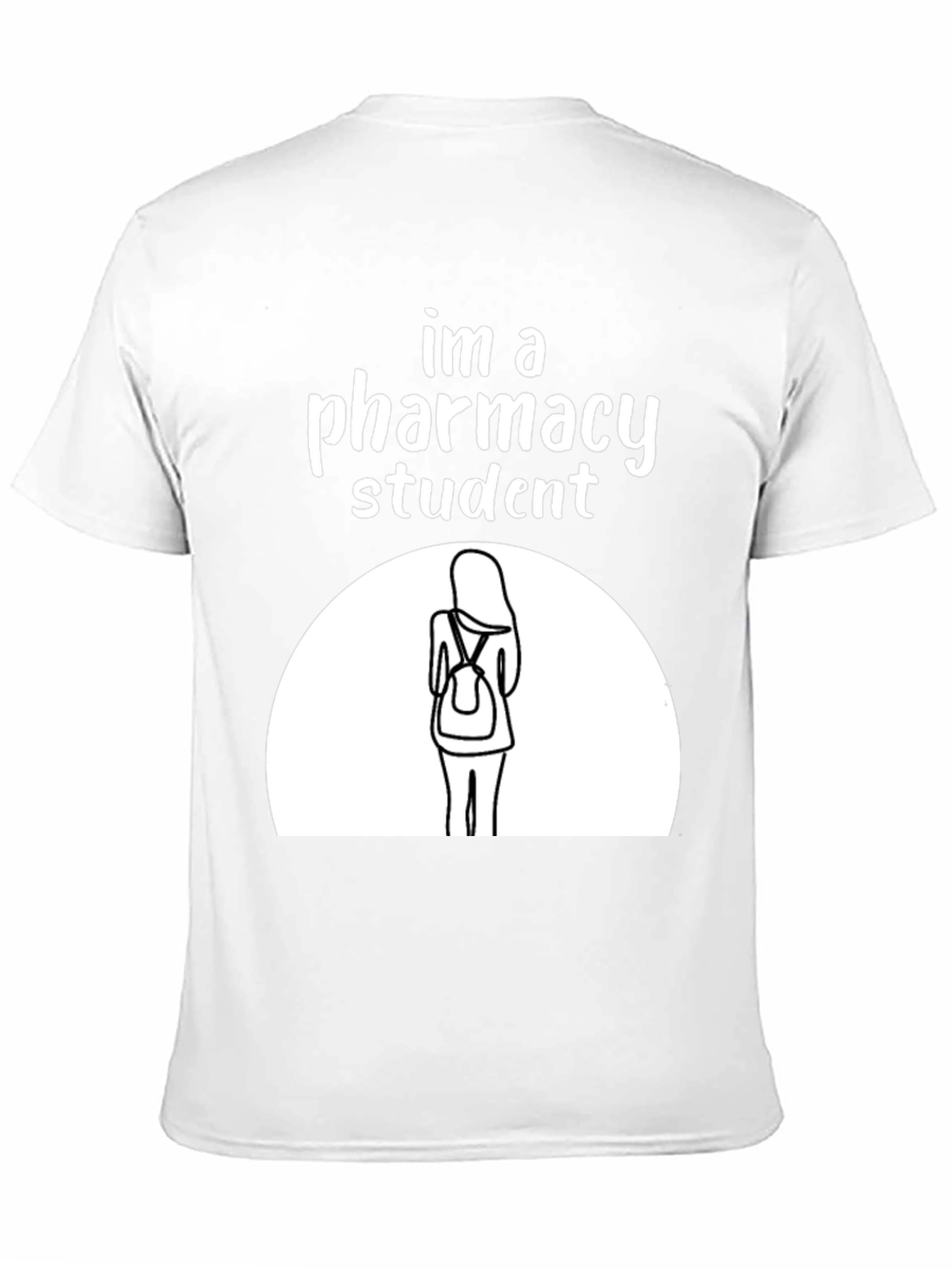 Pharmacy Student Graphic T-Shirt - Black