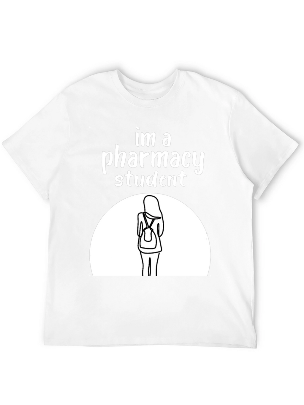 Pharmacy Student Graphic T-Shirt - Black
