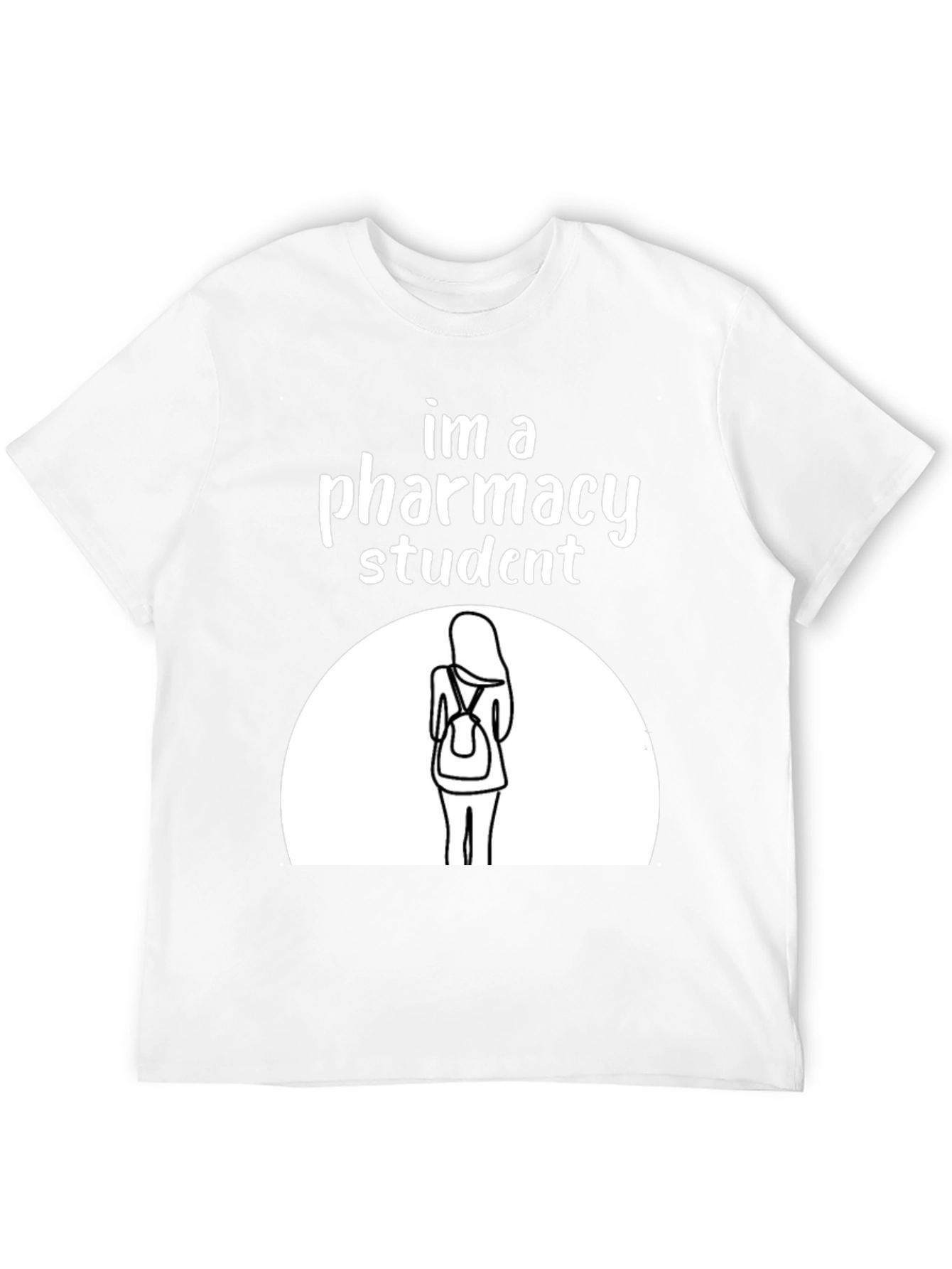 Pharmacy Student Graphic T-Shirt - Black