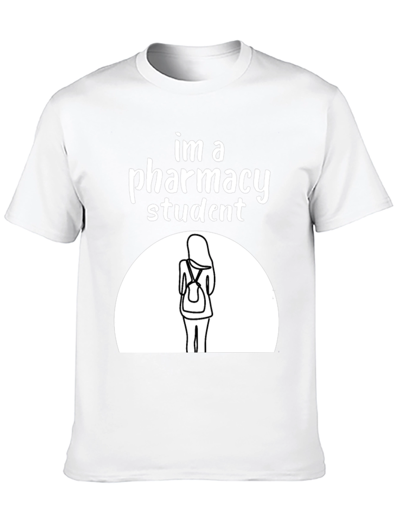 Pharmacy Student Graphic T-Shirt - Black