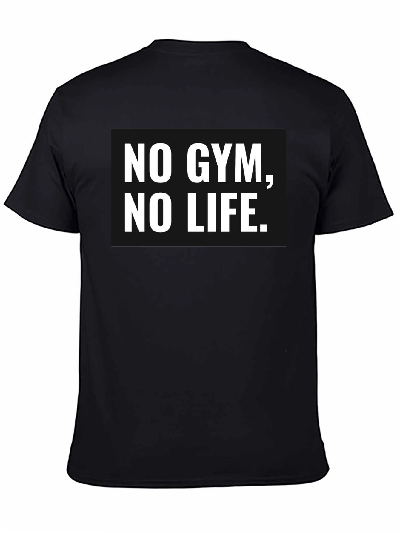 No Gym No Life Graphic Tee - Workout Motivation Shirt