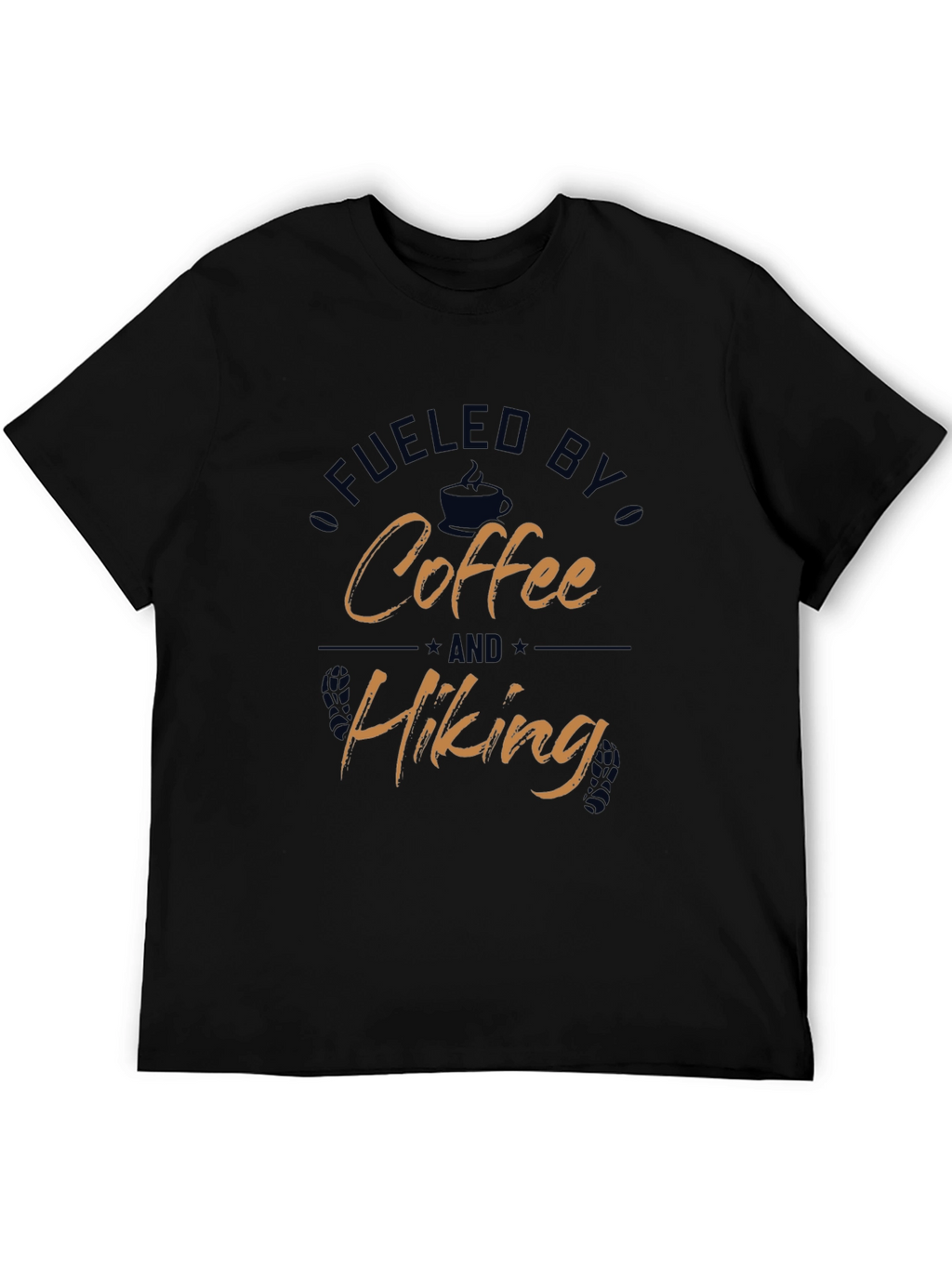 Fueled by Coffee and Hiking Graphic T-Shirt