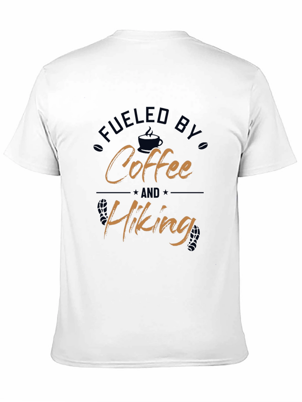 Fueled by Coffee and Hiking Graphic T-Shirt