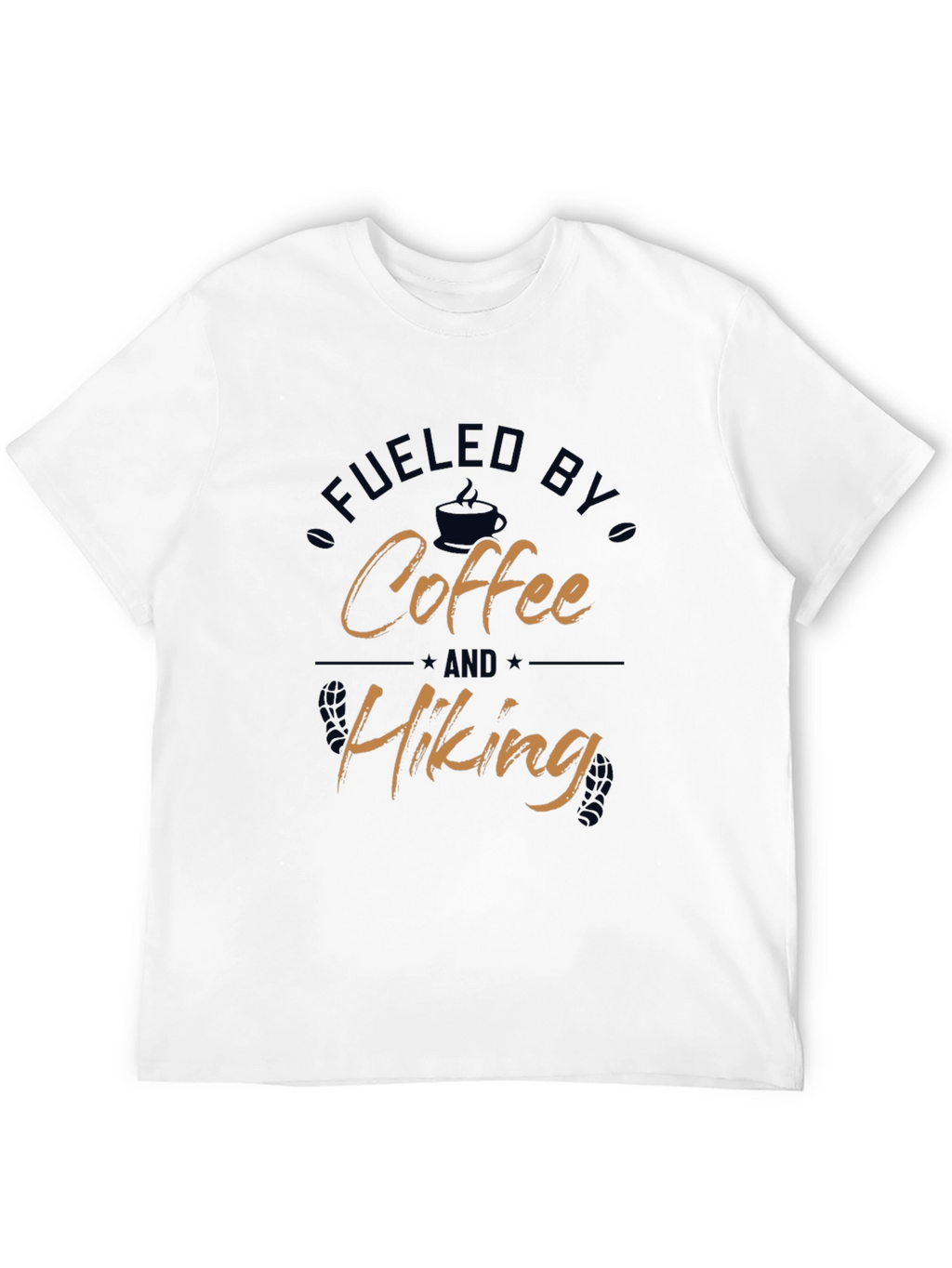 Fueled by Coffee and Hiking Graphic T-Shirt