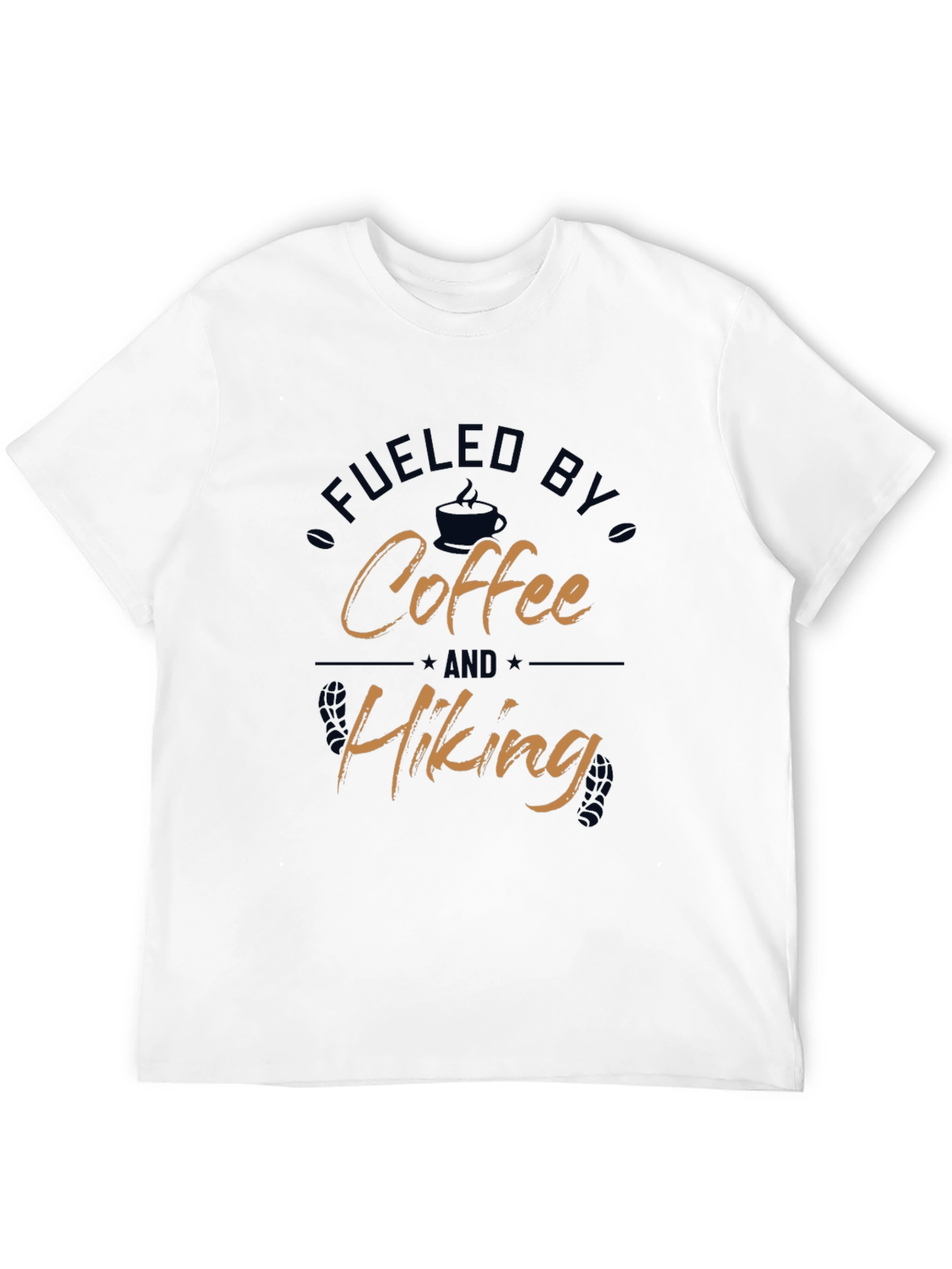 Fueled by Coffee and Hiking Graphic T-Shirt