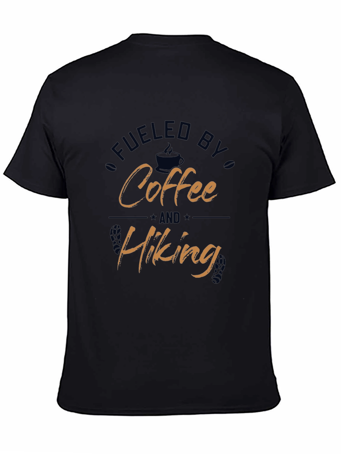 Fueled by Coffee and Hiking Graphic T-Shirt