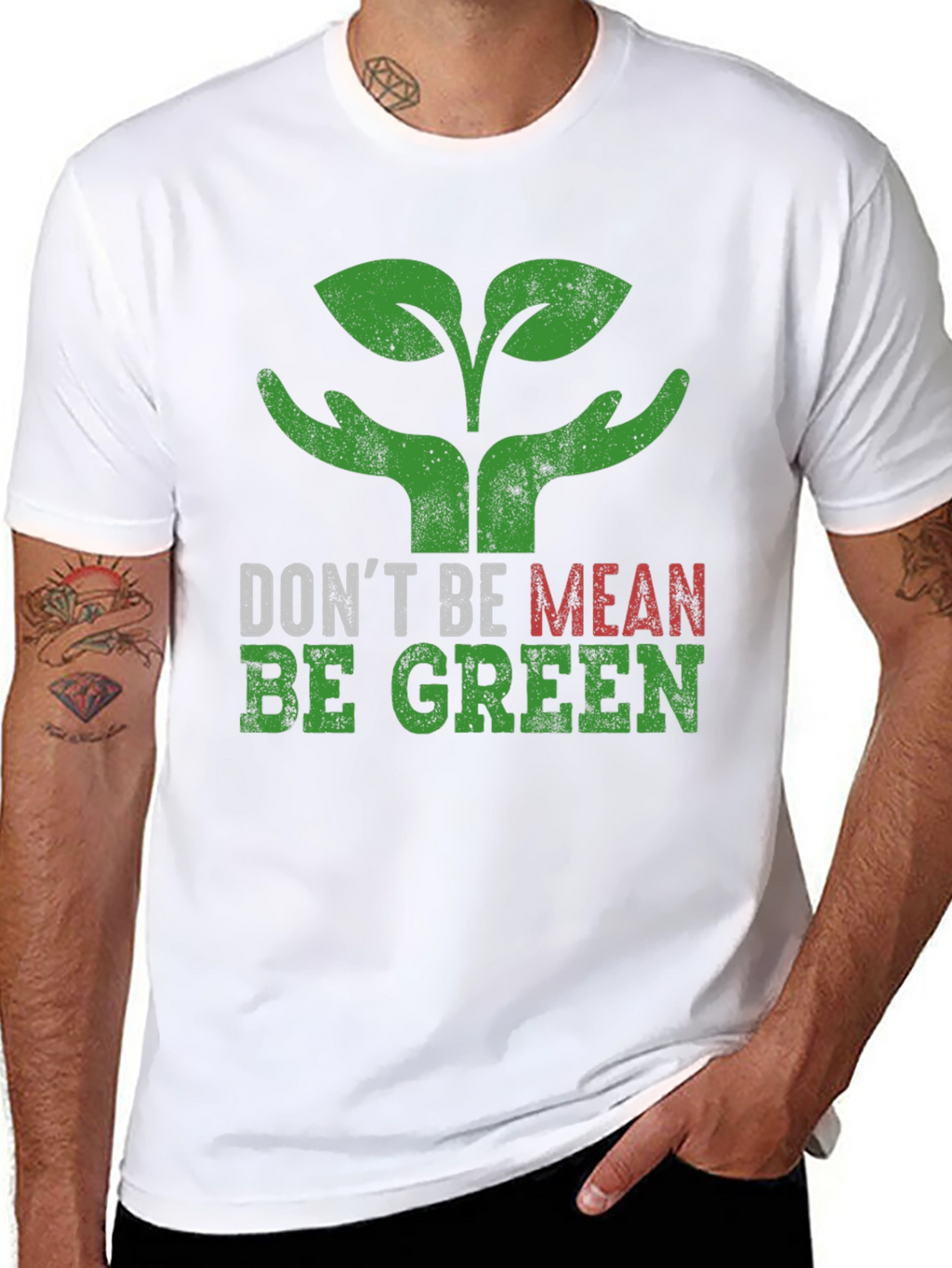 Eco-Friendly T-Shirt: Dont Be Mean Be Green!