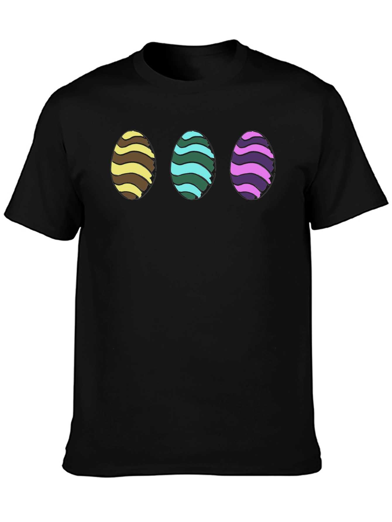 Easter Eggs Graphic Tee - Fun Holiday Shirt