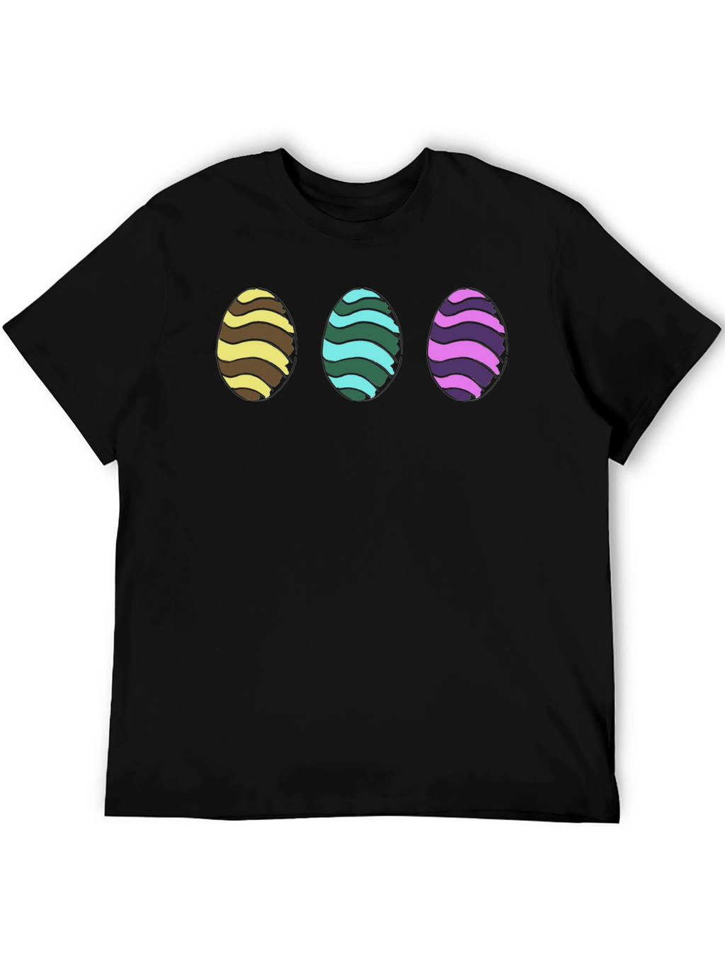 Easter Eggs Graphic Tee - Fun Holiday Shirt