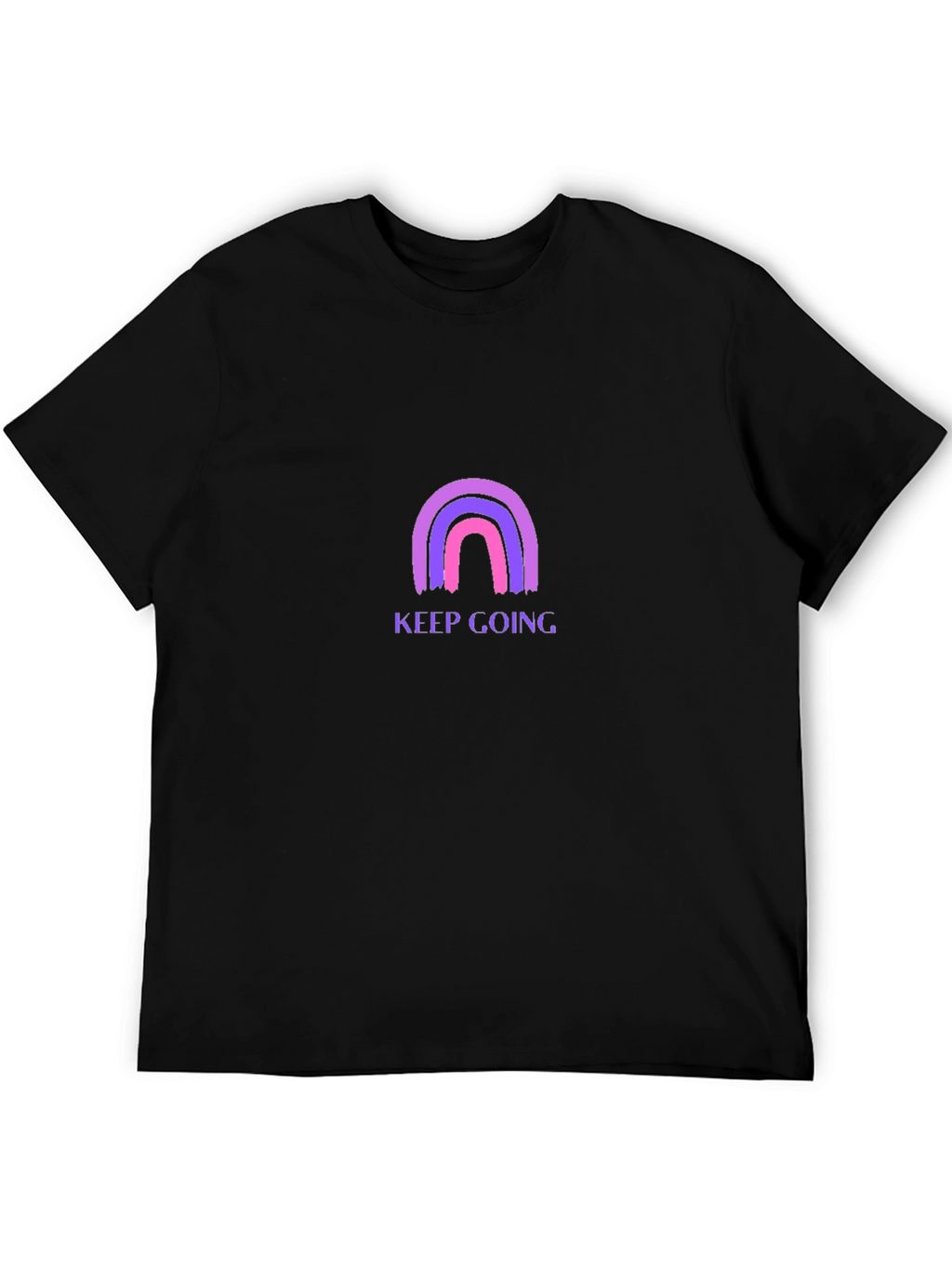 Keep Going Rainbow Graphic T-Shirt
