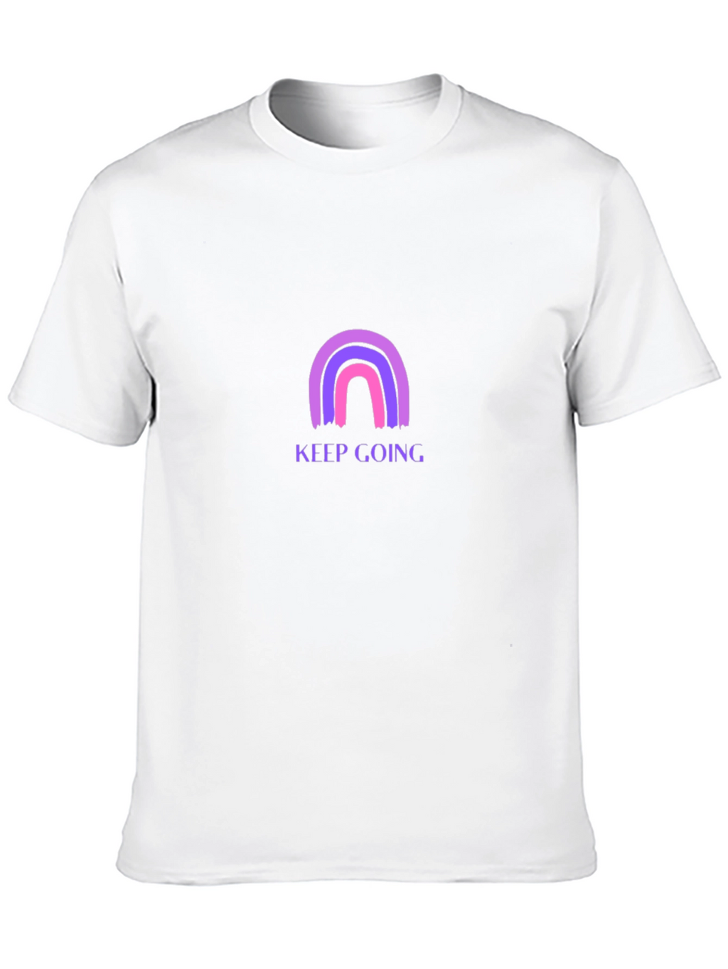 Keep Going Rainbow Graphic T-Shirt