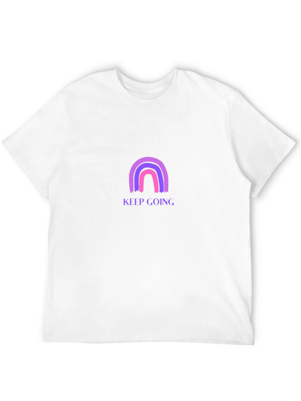 Keep Going Rainbow Graphic T-Shirt