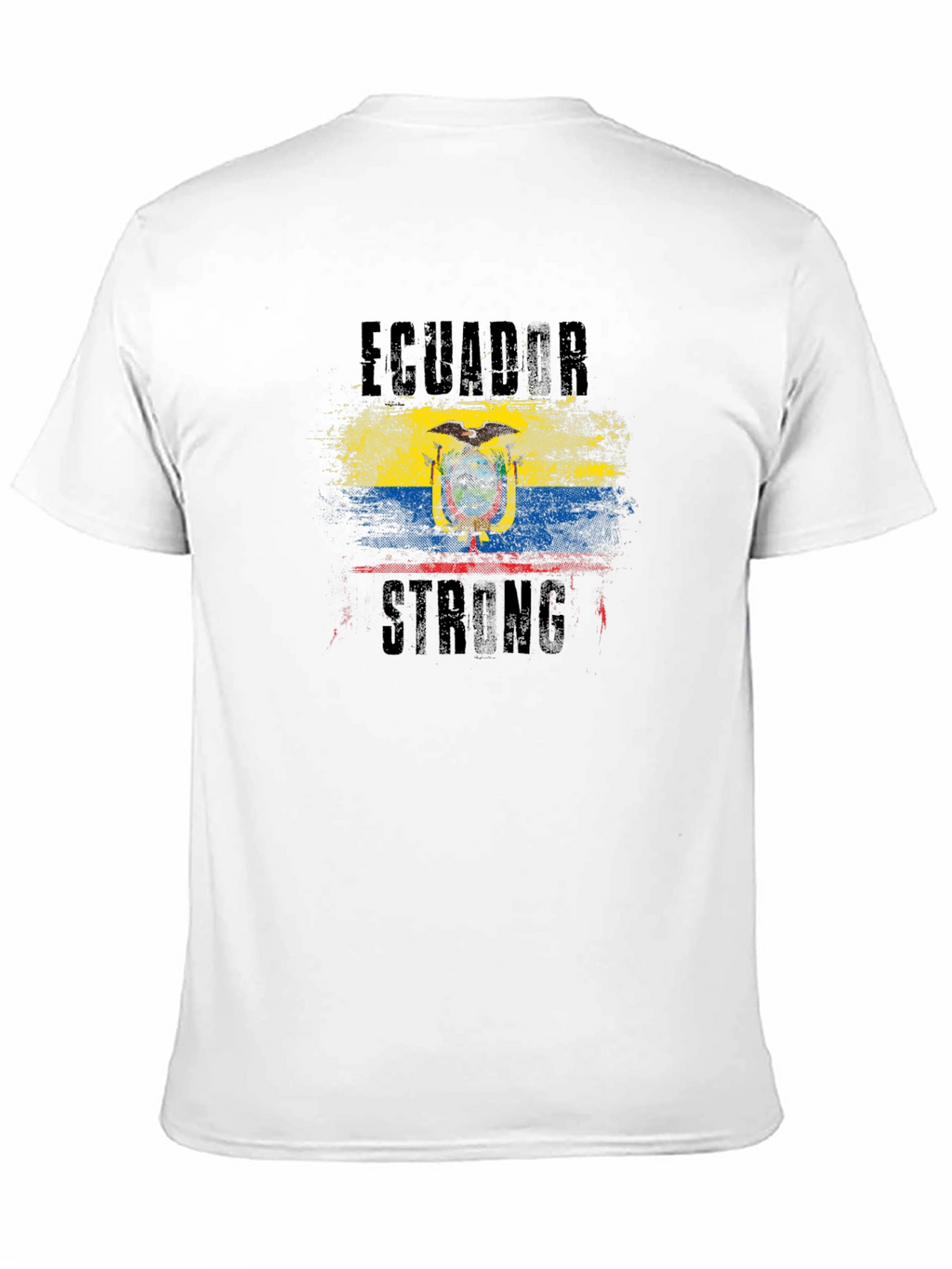 Ecuador Strong Graphic T-Shirt - Mens Black Tee