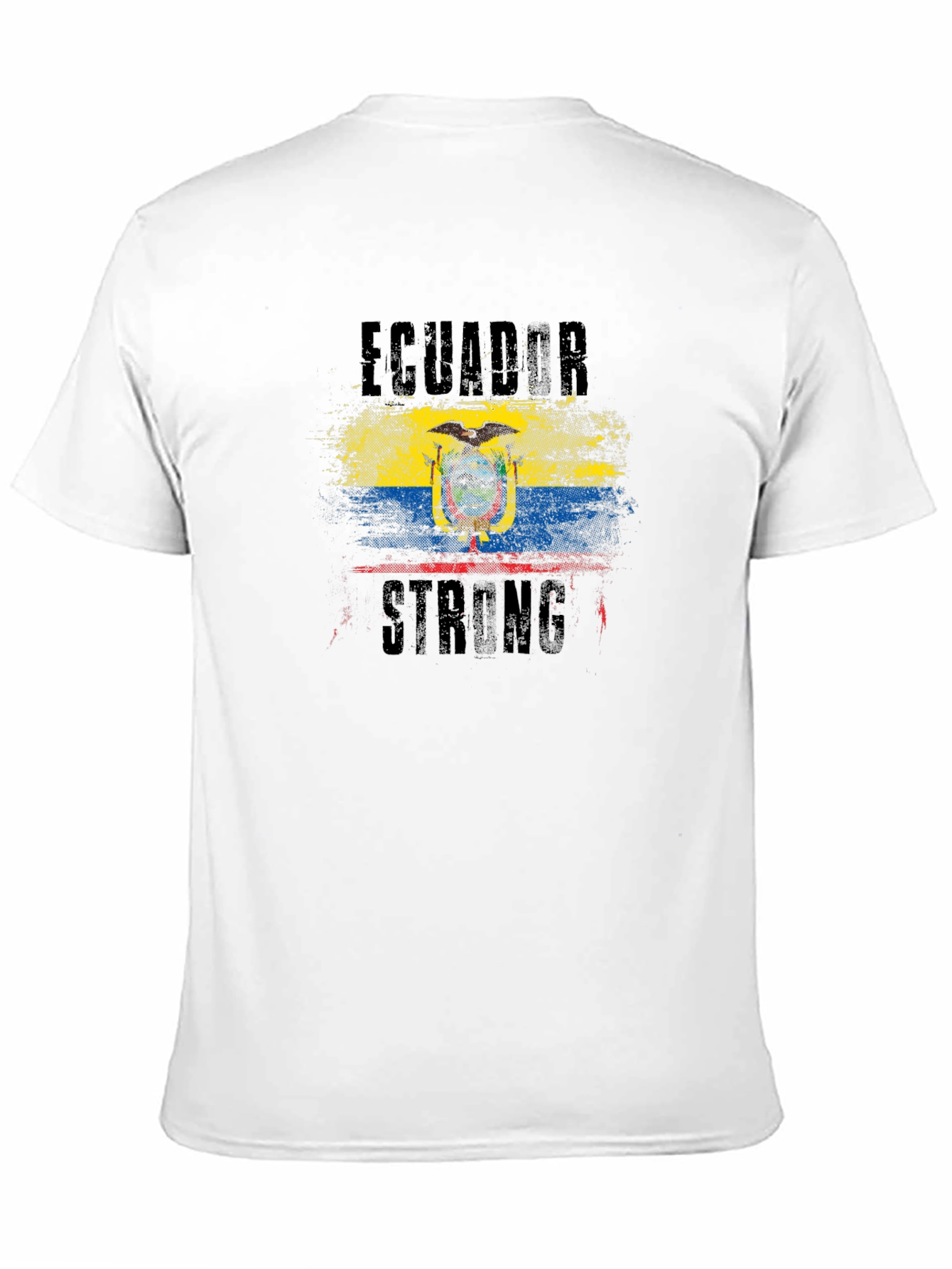 Ecuador Strong Graphic T-Shirt - Mens Black Tee