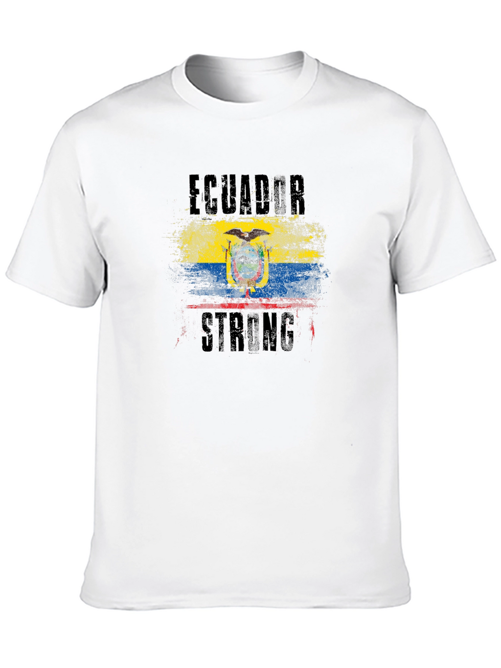 Ecuador Strong Graphic T-Shirt - Mens Black Tee