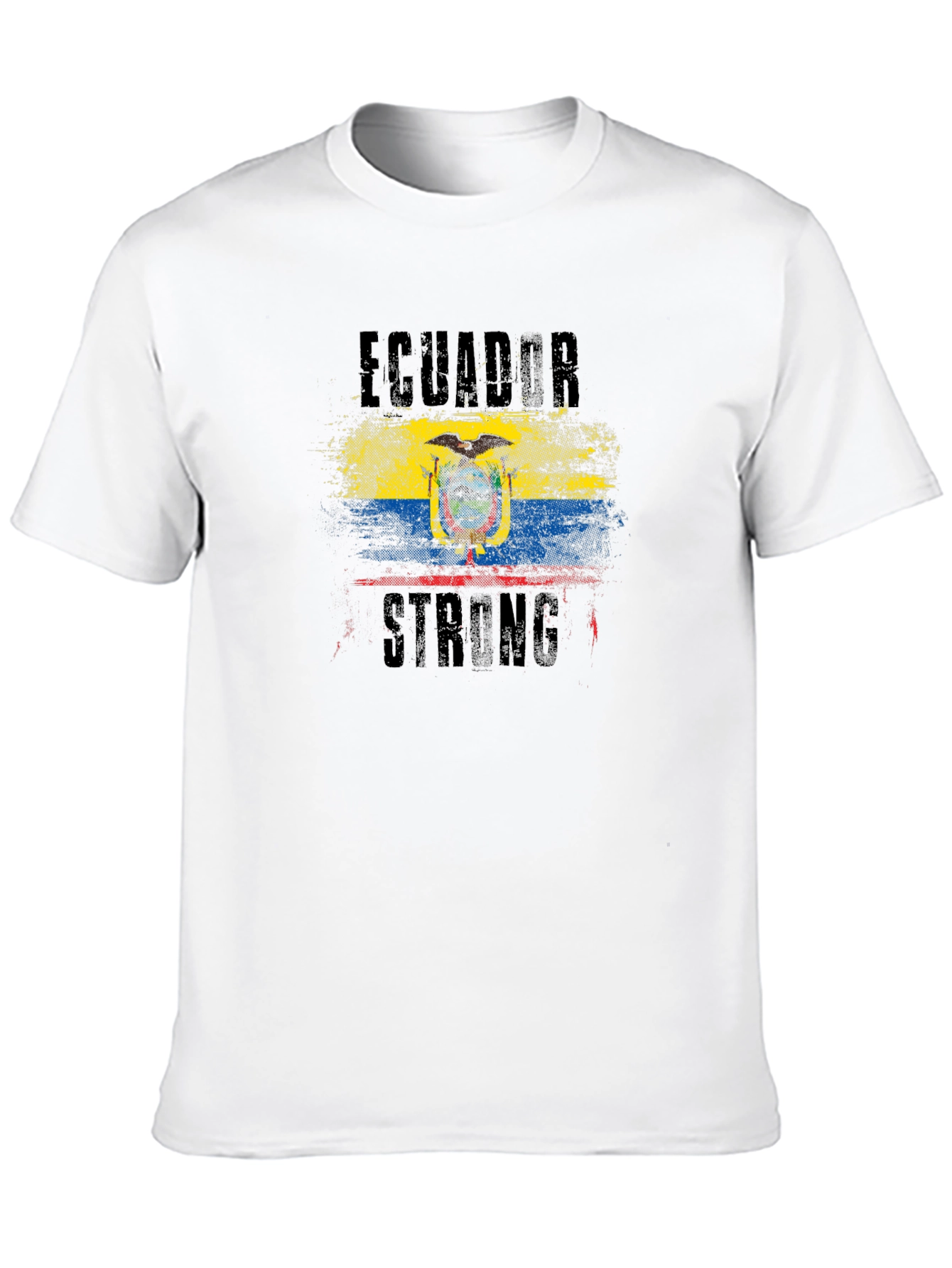 Ecuador Strong Graphic T-Shirt - Mens Black Tee