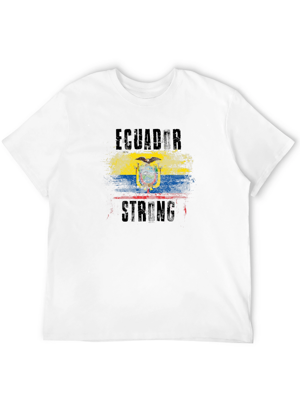 Ecuador Strong Graphic T-Shirt - Mens Black Tee