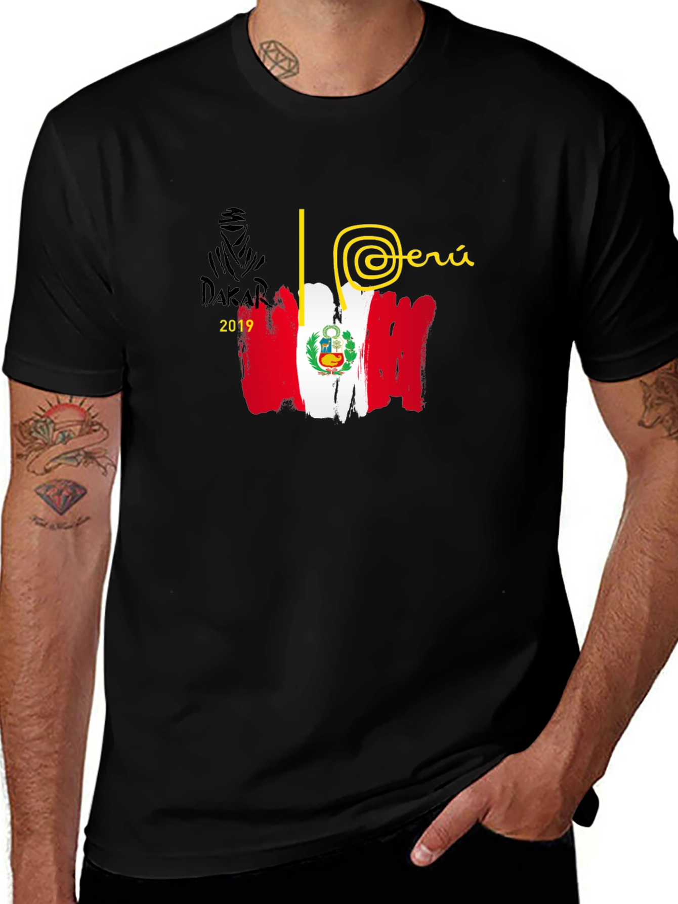 Peru Dakar 2019 Black T-Shirt