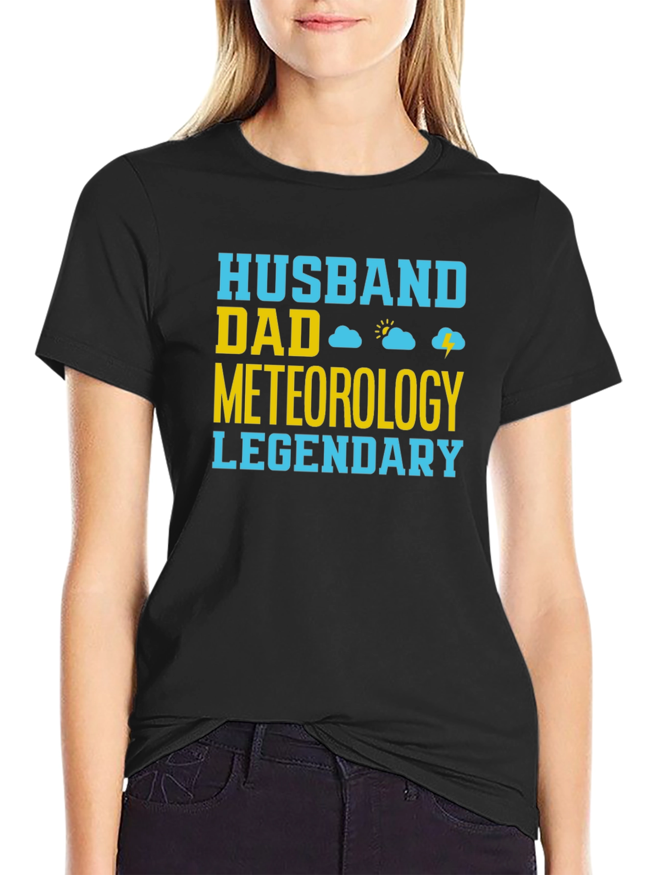Husband Dad Meteorology Legendary T-Shirt
