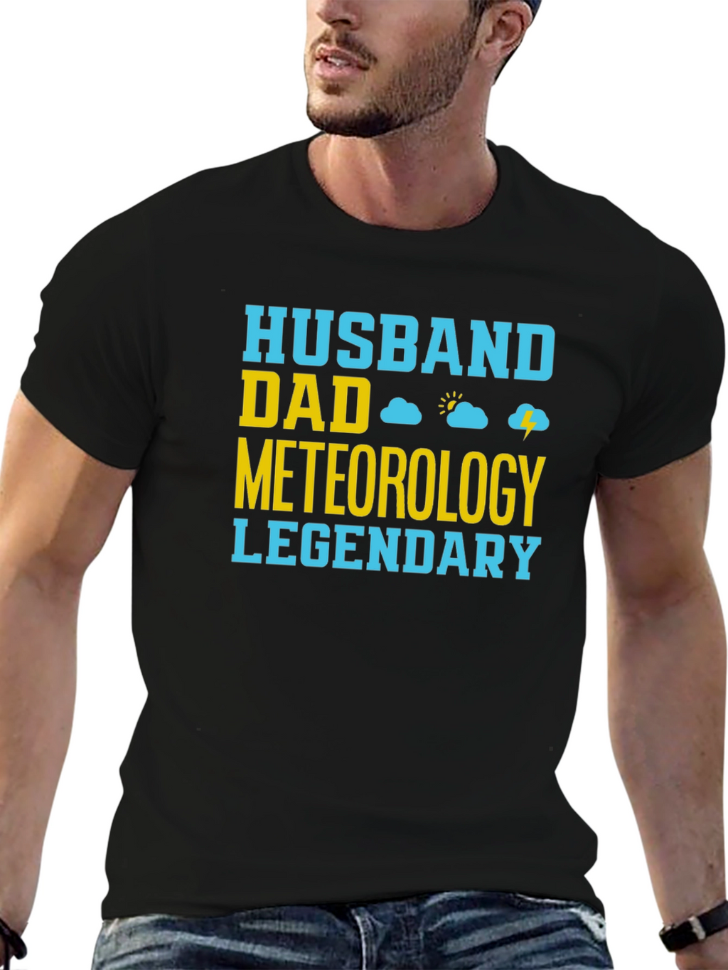 Husband Dad Meteorology Legendary T-Shirt
