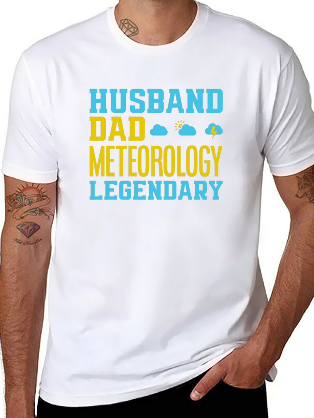 Husband Dad Meteorology Legendary T-Shirt