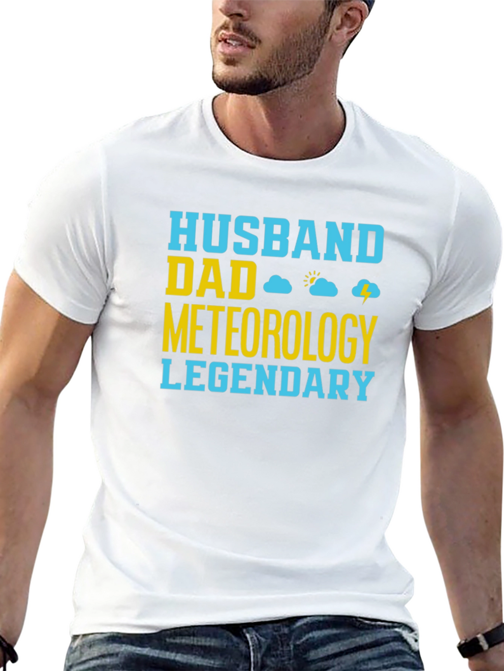 Husband Dad Meteorology Legendary T-Shirt