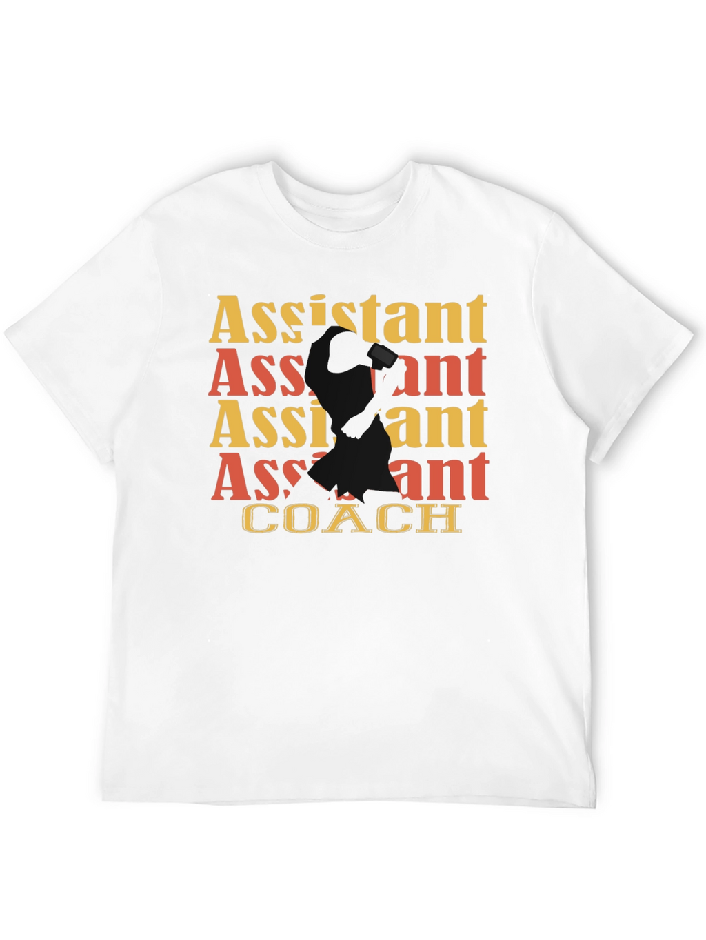 Assistant Coach Graphic Tee - Black